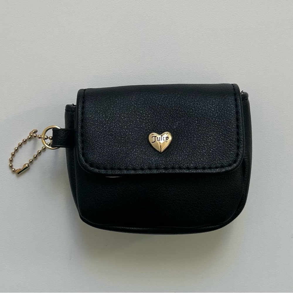 NWT Juicy Couture Tied with a Bow mini tote crossbody Black Bow Bag purse charm - Picture 13 of 17